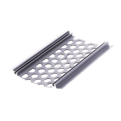 China Punching Hole Aluminum Anodized Profile CNC OEM Deep Processing for Door & Window for sale