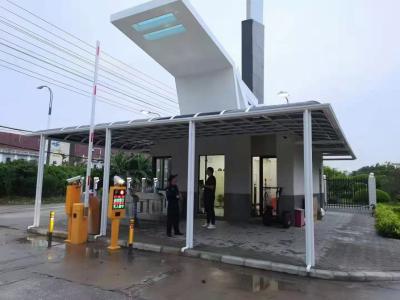 China Cantilevered Rain Shed Aluminum Canopy Carport Anodized for sale