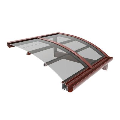 China Anodized Large Aluminum Profiles Sun Canopy Awning For Car Parking for sale