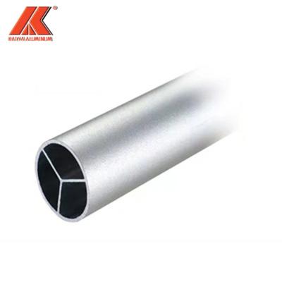 China T8 Matt Silver Hanging Aluminum Closet Rod Anodized For Storage Clothes for sale
