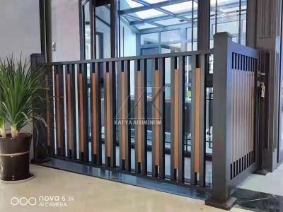 China Easy Assembly Guardrail Aluminium Door Frame Profiles For School Restaurant for sale