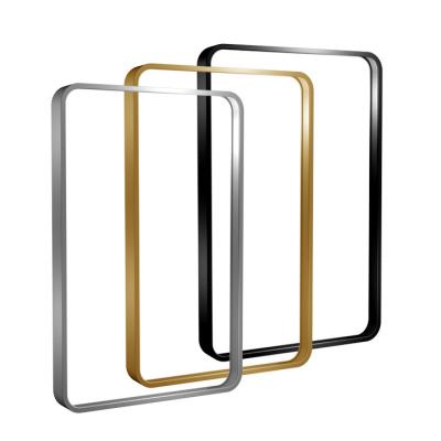 China Rounded Corner PVDF Aluminum Mirror Frame For Home Decoration for sale