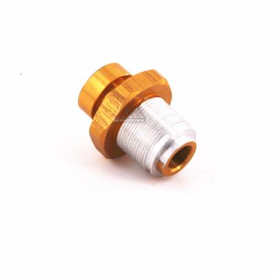 China 6061 T6 Cnc Aluminum Profile Metal Turning Female Threaded Brass Pipe Fittings for sale