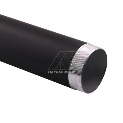 China 6061 T6 31mm Diameter Aluminium Tube Profiles 1 Meter Long Round Poles End Threaded for sale