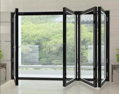 China Glass Sliding Bi Folding 6063 Aluminium Door Frame Profile Thermal Insulation Waterproof for sale