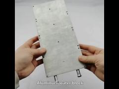 CPU Liquid Water Cooling Block Right Effluent Machined Aluminum Plate