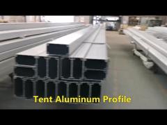 Tent Frame Aluminium Extrusion Profile Hard Shell 3mm Thick