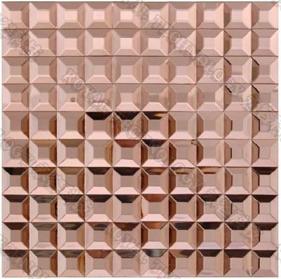 China De Tegels die van de mozaïekmuur Materiaal, Glasvloer en de Deklaagmateriaal met een laag bedekken van Muurtegels PVD Te koop