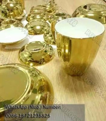 China Ceramic Tableware Titanium Nitride Coating Equipment , Ceramic kitchenware PVD Plating System for sale