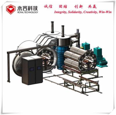 China Horizontal Type ABS Aluminum Metalizing Machine, Tungsten Filament Resistant Thermal Evaporation Machine for sale
