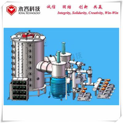 China Stainless Steel Sheets Vacuum Coating Equipment , Large size SS sheets Multi Arc Coating Machine for sale