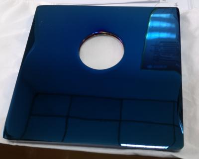 China Blaue Beschichtung der Farbepvd auf Metallteilen, Messingblauer Beschichtungsservice der legierung PVD zu verkaufen