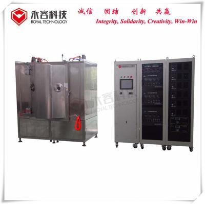 Chine Machine de revêtement titanique de nitrure de vaisselle plate de solides solubles, pulvérisation de magnétron/système électrodéposition d'ion à vendre