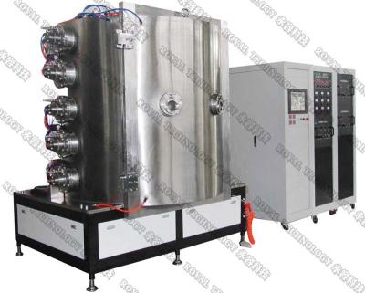 China Decorative Coating Pvd Plating Machine Vertical Orientation For Plastic / Trademark for sale