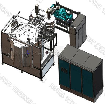 China CE Certified PVD Arc evaporation system, Zinc Alloy Product Gold Plating, Zamak PVD TiN Coating Machine for sale