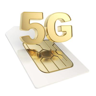 China Custom Made Pvd Coating Service 5G SIM Card / Bank Cards Chip Pvd Gold Plating for sale