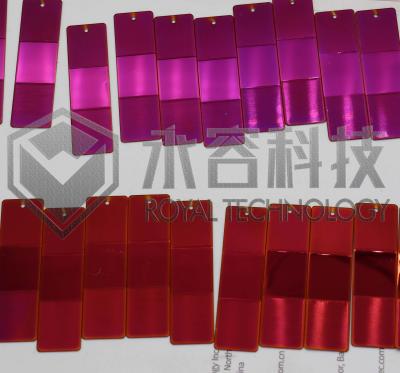 China O revestimento novo de PVD: Cor roxa de PVD, PVD avermelhado, verde de bronze de PVD, azul marinho de PVD, revestimentos dos azuis bebê à venda