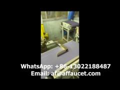 Flat grinding machine for big size faucets