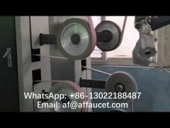 Aluminum alloy motor shell automatic grinding machine