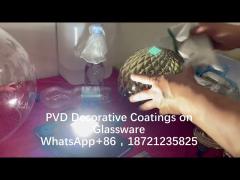 Glass lamps PVD gold plating machine
