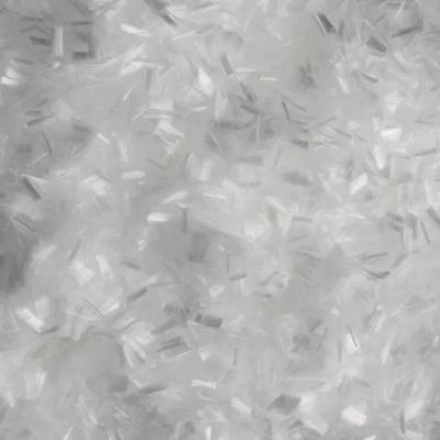 Chine Fibre d'agrafe micro de polypropylène de fibre de pp 12mm pour l'additif concret de ciment à vendre