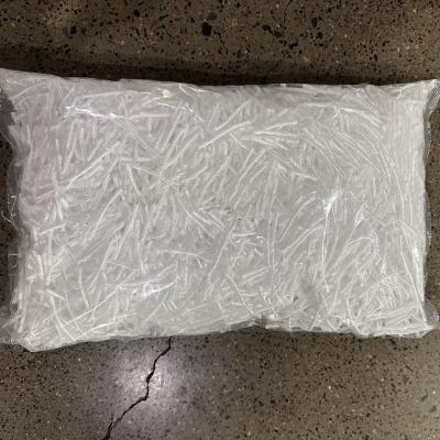 Китай PP макро синтетические волокна скрутка 51 мм белый цвет для писоса промышленного пола продается