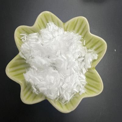 China Short Dry Cut Polylactic Acid Fiber PLA Fiber 1.5D*6mm For Paper-Making for sale