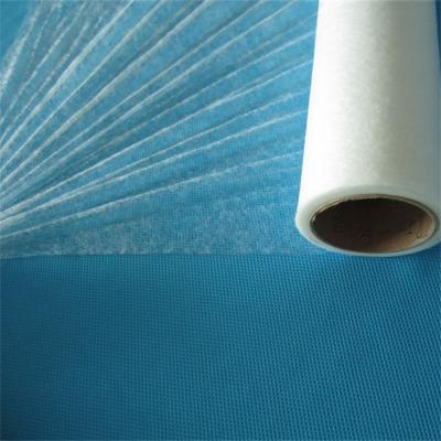 China Low Temperature Copolyester Hot Melt Adhesive Web For Fabric Bonding for sale