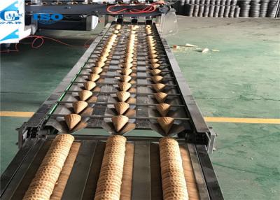 China High Performance Cooling Conveyors Stainless Steel For Cone Manufacturing Machine for sale