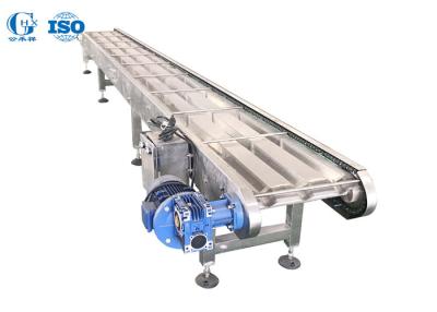 China Food Marshalling Cooling Conveyors Stainless Steel Material With Adjustable Speed for sale