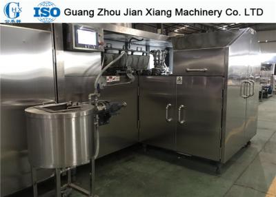 China Cadena de producción automática completa del cono de helado consumo de 14-16kg/H LPG en venta