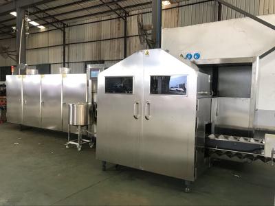 Κίνα Οριζόντια μηχανή Banane Ki κώνων παγωτού, γραμμή παραγωγής κώνων γκοφρετών προς πώληση