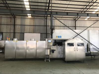 China Tunnel Type 6kg/H Milk Ice Cream Cone Making Machine for sale
