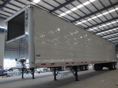 China Refrigerated Semi-trailers- 3 Axles, Reefer Trailers, Aluminum Refrigerator, 3-Axles Reefer Semi-trailer, Box Trialers for sale