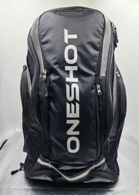 China Multifunctional Pickleball Racket Bag 30L Black With Padded Shoulder Strap for sale