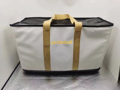 China Leder-Padel-Pickleball-Schlägertasche, Seesack mit Innentasche für Bälle zu verkaufen