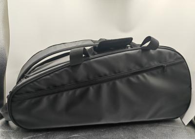China OEM Black Padel Racket Bag Large Capacity Double Shoulder Backpack for sale