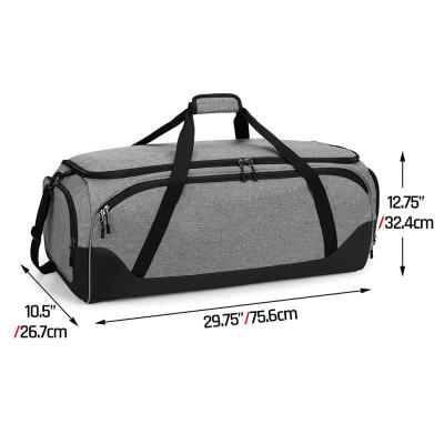 China OEM Badminton Racket Cloth Bag Portable Tennis Duffle Bag With Shoe Compartment for sale