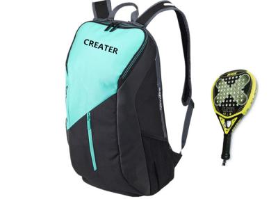 China Baseline Racquet Bag Backpack , Squash Bag With Shoe Compartment for sale