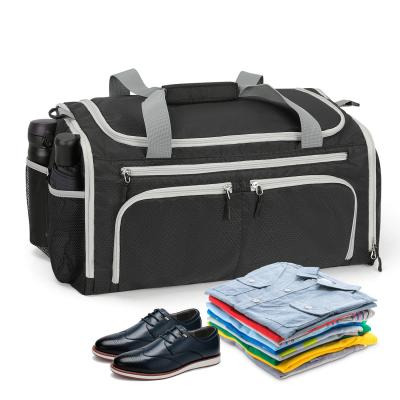 China Foldable Custom Sports Duffle Bag With Shoe Compartment Mens for sale
