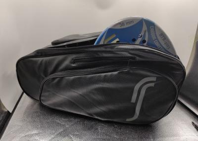 China Black Polyester Racket Sports Bag With Shoe Compartment for sale