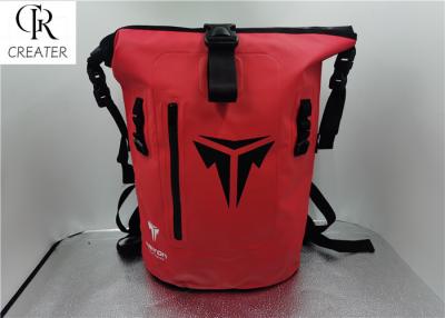 China Waterproof Dry Bag Backpack 30L Red Large Insulated Thermal Bag for sale