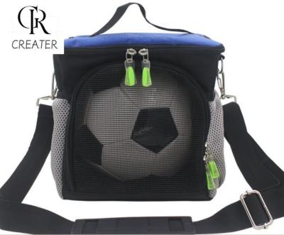 China Polyester Soccer Sport Bags , Outdoor Black Basketball / Football Carrying Bag for sale