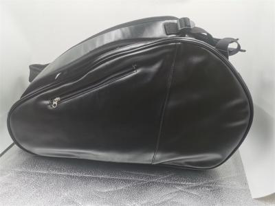 China Practical Padel Racket Carrying Bag Made of lychee leather à venda