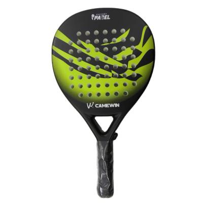 China Round Shape Padel Tennis Racket 50% Carbon 38mm Custom Sports Accessories for sale
