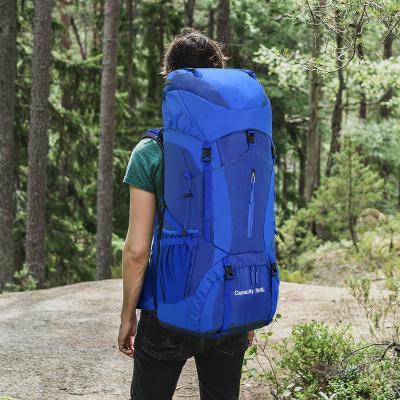 China Water Resistant 600D Pvc Coating Lightweight Hiking Backpack With Internal Frame Te koop