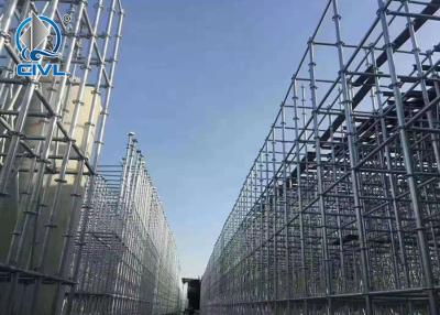 China Hot - Dip Galvanized Buckle Scaffolding 48#60# Construction Site With Inner And Outer Grid Buckle Scaffolding for sale