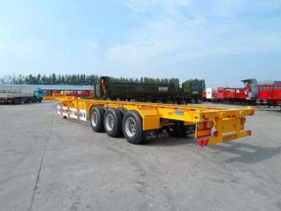 China 12M Length 3 Axles Lowboy Gooseneck Trailers With 2 / 3 Inch Bolted Type Kingpin for sale