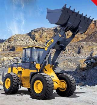 China Front End Loader Compact Wheel Loader 5T 3m3 Bucket Capacity, Compact Tractor Front Loader for sale