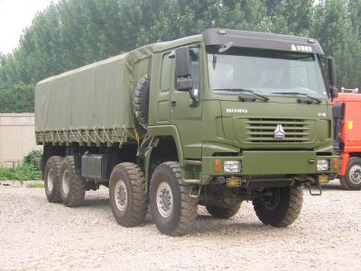 China Militares 8 x 8 290/371/336 camiones pesados del cargo de /420hp con el estándar de emisión del EURO III para los vehículos comerciales pesados en venta